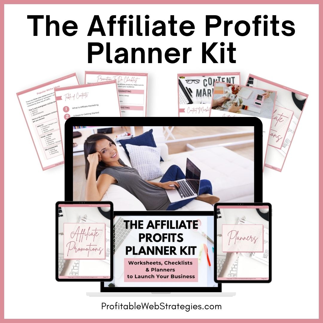 affiliate profit planner kit