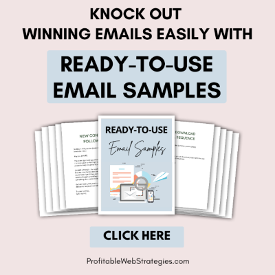 ready-to-use email swipes / samples