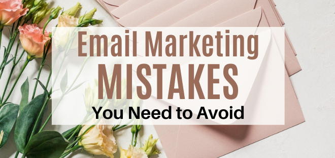 email marketing mistakes