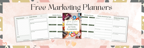 free marketing planners