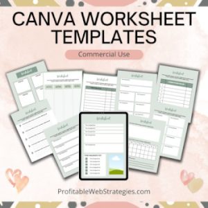 canva worksheet templates